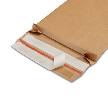 Faltentasche flow Papier, mit Aufreißfaden und 2-fach Selbstklebung 2